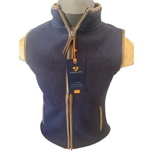 Aubrion Mens Medium Blue NWT Full ZIP Vest